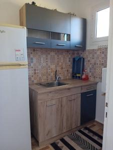 Kuchyň nebo kuchyňský kout v ubytování Leylandi rooms