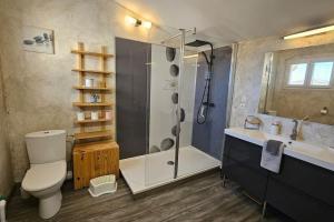 Bilik mandi di Sud-vacances: Villa 5 chambres première ligne avec jaccuzzi +31 gambar