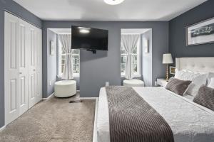 Katil atau katil-katil dalam bilik di Charming 3 bdr Thome, Suburban Nhbrhd, Near DC