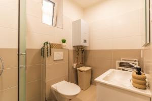 Koupelna v ubytování Apartmány KRAKENS