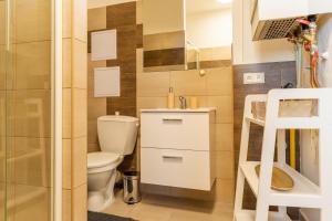 Koupelna v ubytování Apartmány KRAKENS