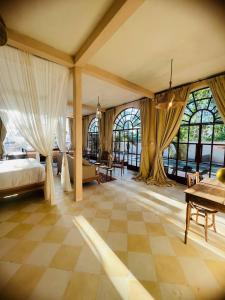 Ένα ή περισσότερα κρεβάτια σε δωμάτιο στο Villa Pi Luxury Uluwatu Bali