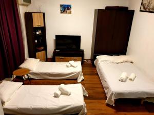 Postel nebo postele na pokoji v ubytování Ultracentral Cozy Apartment near Old Town