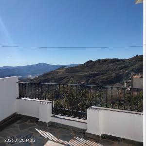 a view from the balcony of a house at Apartamento vacacional en la Alpujarra in Laroles