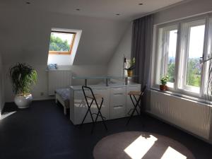 Posezení v ubytování Apartment Varnsdorf Nr.1