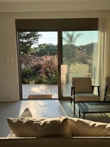 Posezení v ubytování Lagouvardos Beach House