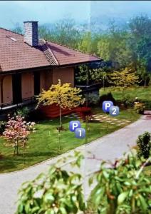 Zahrada ubytování LUKAS HOME CON IL CUORE Appartamento 3 camere al piano terra e appartamento 1 camera in taverna