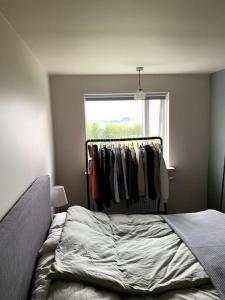 Postel nebo postele na pokoji v ubytování Apartment with a great view