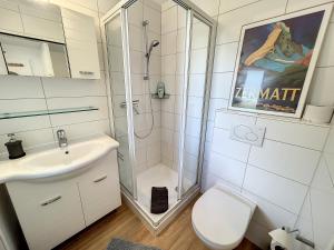 Koupelna v ubytování Central Zermatt Hideaway