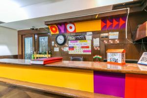 De lobby of receptie bij OYO New Hotel Rajwada