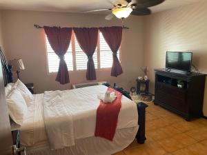 Letto o letti in una camera di Paradise Island
