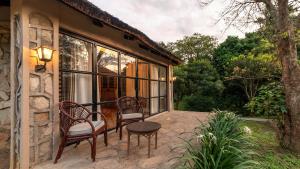 Zahrada ubytování Sambiya River Lodge