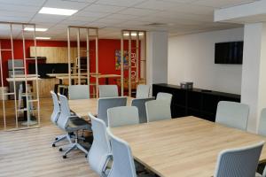 Kuchyň nebo kuchyňský kout v ubytování Nemea Appart Hotel Coliseum Amiens Centre