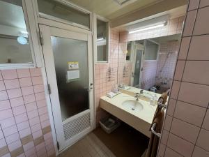 Koupelna v ubytování ホテルカスカベ Hotel Kasukabe