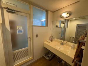 Koupelna v ubytování ホテルカスカベ Hotel Kasukabe