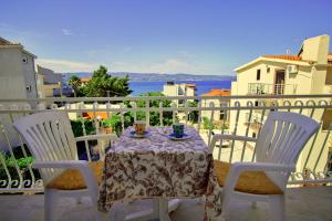 Balkón nebo terasa v ubytování Apartments Mandalinic