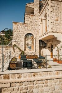 Balkón nebo terasa v ubytování Cappadocia Vita Cave Hotel