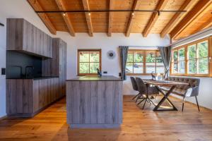 Kuchyň nebo kuchyňský kout v ubytování Apartment Taxer