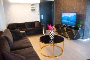 A television and/or entertainment centre at Star of İstanbul Residence