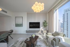 Posezení v ubytování Oraya - Beautiful Apartment With Partial Canal & City View