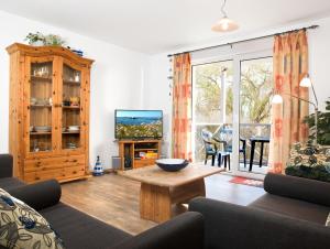 Χώρος καθιστικού στο Residenz am Yachthafen Meeresleuchten