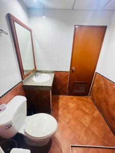 Koupelna v ubytování Royal Vista