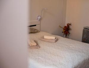 Postel nebo postele na pokoji v ubytování Várfal-Lak apartman