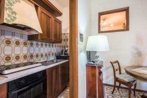 Köök või kööginurk majutusasutuses La Casina di Radi