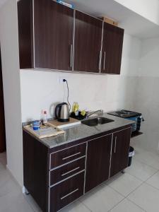 a kitchen with a sink and a counter top at Solar Obligado 2 in Resistencia