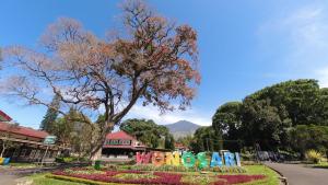 Kebun Teh Wonosari Rollaas Hotel & Resort外面的花园