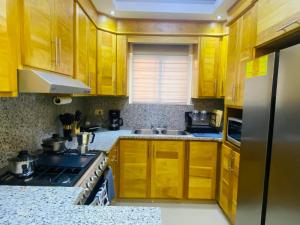 Kuchyň nebo kuchyňský kout v ubytování Apartamento Próximo Playa Caleta
