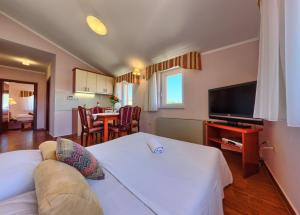 Μια τηλεόραση ή/και κέντρο ψυχαγωγίας στο Hotel Trogir