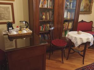 Knihovna v bed and breakfast