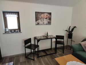 Posezení v ubytování Ferienwohnung Lay