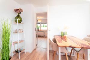 Küche/Küchenzeile in der Unterkunft Ferienhaus Meergefühl