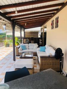 Posezení v ubytování Chambre d'Hôtes Caïpi