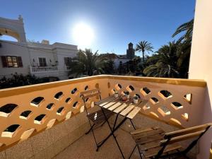 En balkong eller terrass på Colonial Villa in Las Palmas