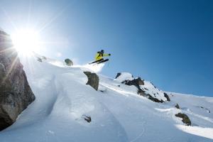 Alpenhotel Tirol v zimě