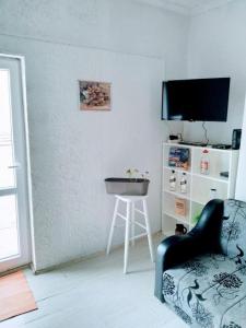 Μια τηλεόραση ή/και κέντρο ψυχαγωγίας στο Belgrade River view 1