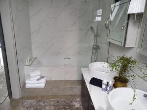 Kylpyhuone majoituspaikassa Grauhaus