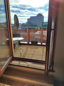 Балкон или терраса в Apartament in the center of Poprad-free parking