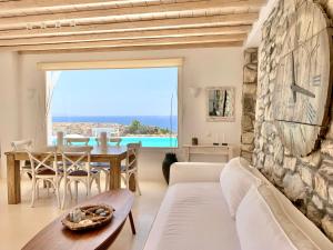 Posezení v ubytování Villa Magdalena Mykonos