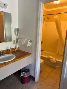 Phòng tắm tại Redwood Arms Motel +17 ảnh