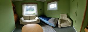 Giường trong phòng chung tại Feriehus Voldstad