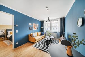 O zonă de relaxare la Modern Living Apartments Vienna, 15 min to center