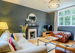 Χώρος καθιστικού στο Gardeners Cottage - Nowton Park