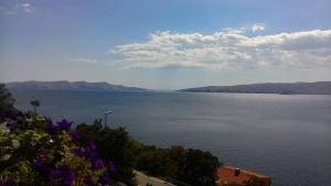 a view of a large body of water at Apartment and Rooms Busa 3 in Senj