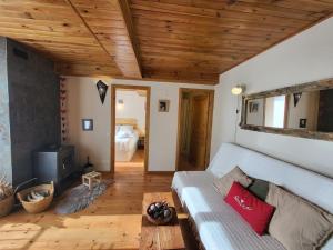 Posezení v ubytování Acogedor Apartamento en Osséja