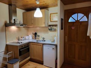 Kuchyň nebo kuchyňský kout v ubytování Acogedor Apartamento en Osséja + 26 fotografií