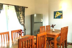 Cuisine ou kitchenette dans l'établissement Hostal y Cabañas Aorangi